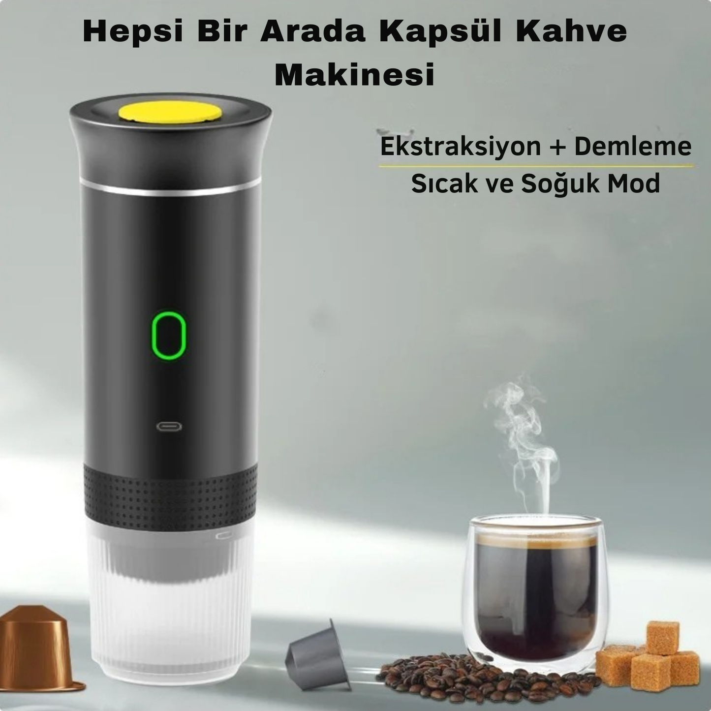 Kablosuz Espresso & Kahve Makinesi – Her Yerde Kahve