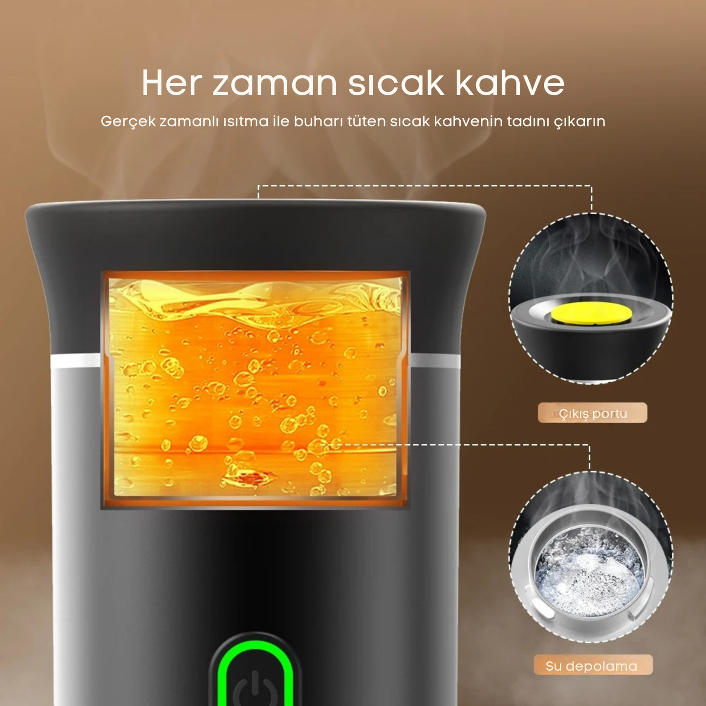 Kablosuz Espresso & Kahve Makinesi – Her Yerde Kahve